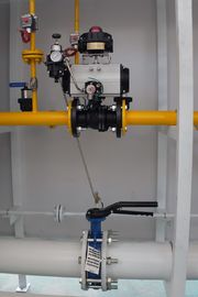 Awaryjny zawór odcinający DN100 do instalacji gazowych