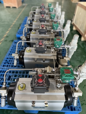 Double Acting NAMUR Pneumatic Air Actuator with Nickel Plating