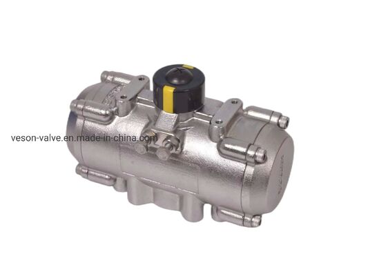 Pneumatyczny aktuator z 3878NM Torkem wyjściowym VDI/VDE3845 Standardowy i 40-100psig Wypływ powietrza