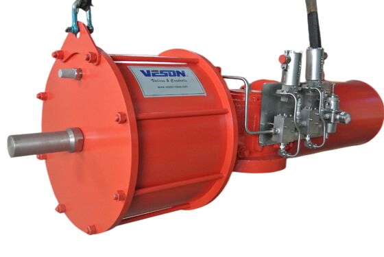 Aluminum Double Acting Pneumatic Actuator with ISO5211 & DIN3337 Compliance for Industrial Valve Applications