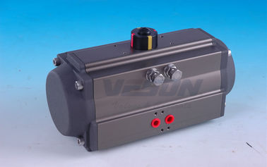 ISO5211 3-pozycyjny pneumatyczny siłownik napędowy 0 - 7 bar Moment obrotowy ciśnienia 8 Nm do 4583 NM