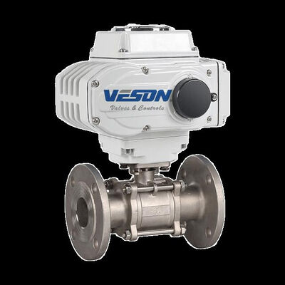 Elektryczny zawór kulkowy o działaniu 3-PC typu zacisk z normą ISO5211 i nominalnym ciśnieniem PN1.0-32.0MPa