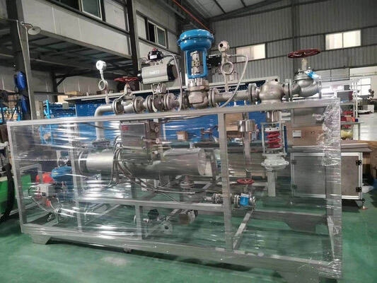 Zawór montowany na ramie z momentem obrotowym siłownika 830 71753 Nm i materiałem korpusu ze stali węglowej, stali chromowo-molibdenowej, stali nierdzewnej dla kolektorów zaworów redukcyjnych