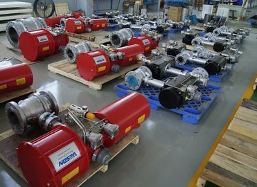 Pneumatyczny uruchamiacz zaworów rurociągowych Wysokiej Wydajności Scotch Yoke Pneumatyczny uruchamiacz System integracji zaworów