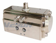 Nickle Plated Quarter Turn Pneumatic Actuator , Rotary Air Actuator Anticorrosive