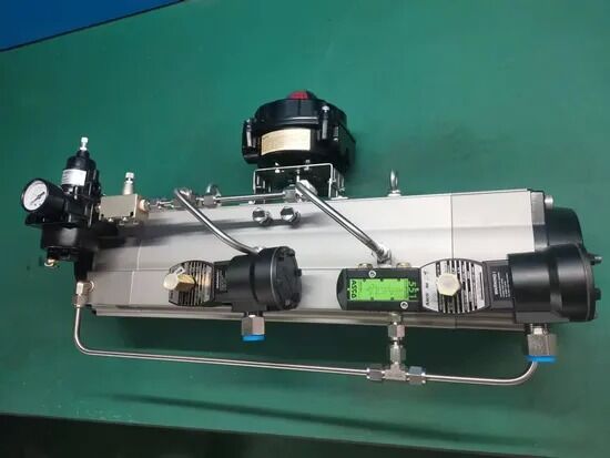 Zestaw o pojemności nieprzepuszczalnej 316 pełnoodporny zawór kulkowy pneumatyczny ze standardowym końcem o płaszczyźnie ISO5211