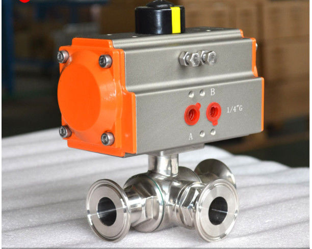 Scotch Yoke Pneumatic Actuator with 0-90° ±5° Stroke and 2-8 Bar Operating Pressure in Aluminum Alloy Body