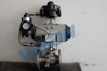 Pipe Line Pneumatic On Off Valve Dostosuj kolor Niski opór przepływu