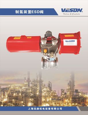 Siłownik pneumatyczny z żeliwną sprężyną powrotną Scotch Yoke Anti Corrosion podobny do siłownika pneumatycznego Rotork